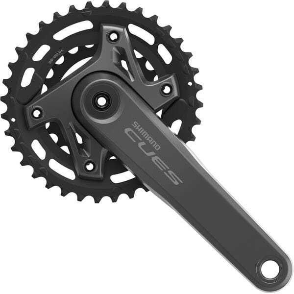 Shimano CUES FC-U6000 CUES 2 piece design chainset, for 9/10/11-speed, 36/22T, Boost click to zoom image