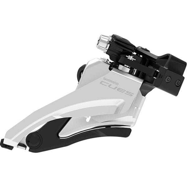 Shimano CUES FD-U4000-M CUES double front derailleur 9/10-speed, mid clamp, side swing click to zoom image
