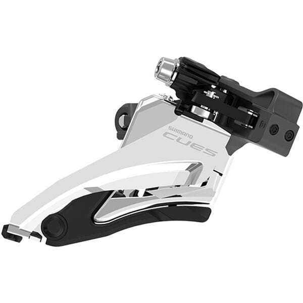 Shimano CUES FD-U6000-M CUES double front derailleur 10/11-speed, mid clamp, side swing click to zoom image