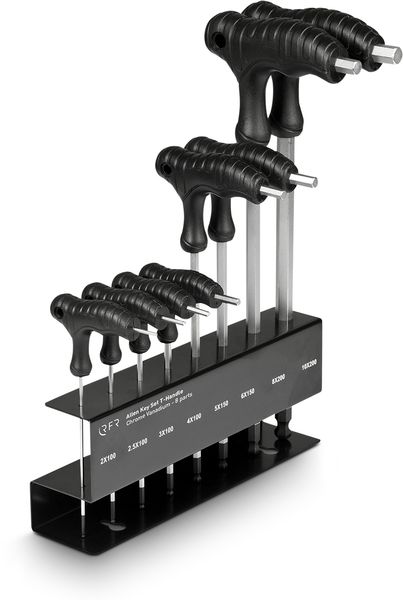RFR Allen Key Set T-form Silver click to zoom image