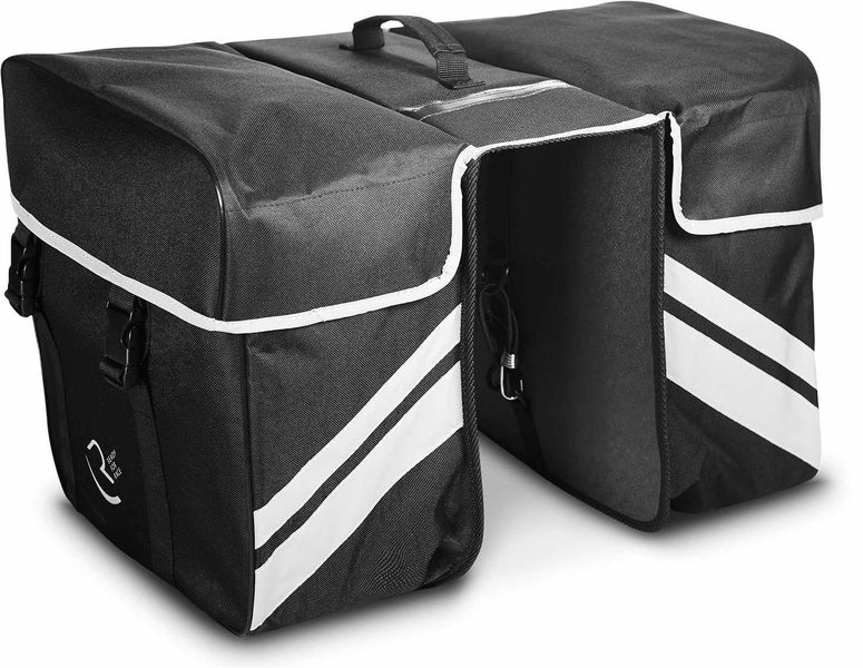 RFR Rear Carrier Bags Double Black click to zoom image