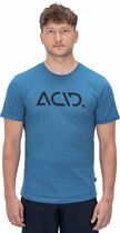 Cube Acid Organic T-shirt Classic Logo Blue