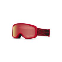 Giro Buster Youth Snow Goggles Red Solar Flair - Amber Scarlet Lenses