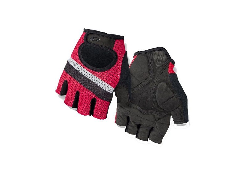 Giro Siv Road Cycling Mitt Bright Red Stripe click to zoom image