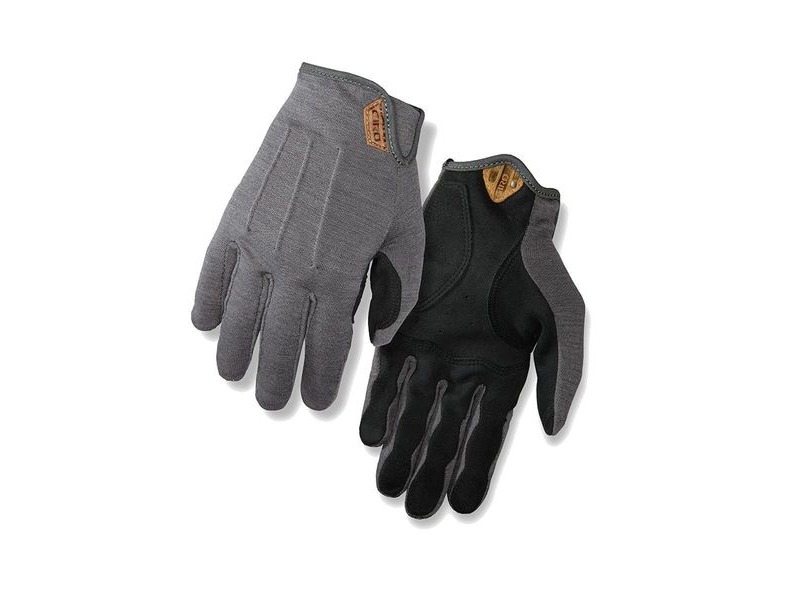 Giro D'wool MTB/Gravel Cycling Gloves Titanium click to zoom image