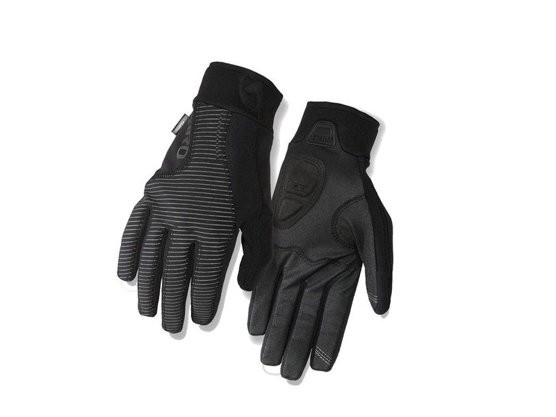 Giro Blaze 2.0 Glove Water Resistant Windbloc Cycling Gloves Black click to zoom image