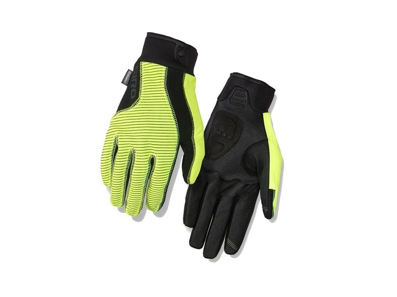 Giro Blaze 2.0 Glove Water Resistant Windbloc Cycling Gloves Highlight Yellow/Black click to zoom image