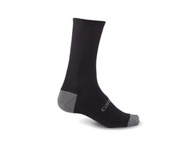 Giro Hrc+ Merino Wool Cycling Socks Black/Charcoal