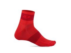 Giro Comp Racer Cycling Socks Bright Red/Dark Red 