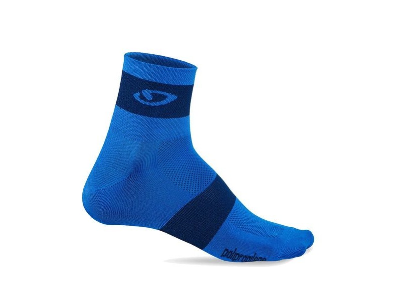 Giro Comp Racer Cycling Socks Blue/Midnight click to zoom image