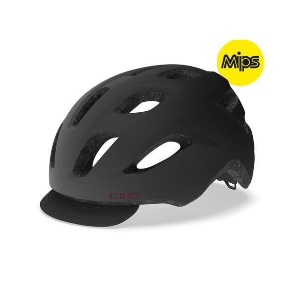 Giro Cormick Mips Urban Helmet Matte Grey/Maroon Unisize 54-61cm click to zoom image