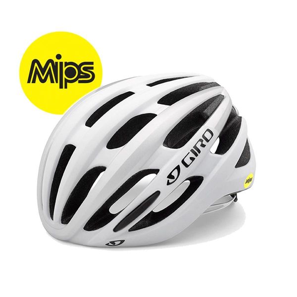 Giro Foray Mips Road Helmet Matt White/Silver click to zoom image