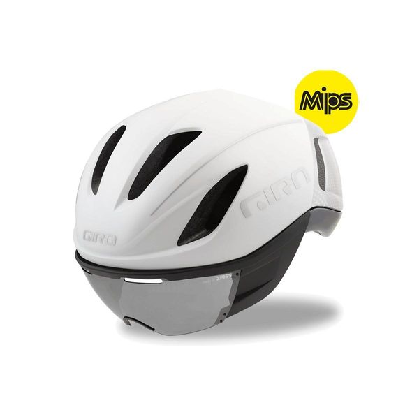Giro Vanquish Mips Aero Helmet Matt White/Silver click to zoom image