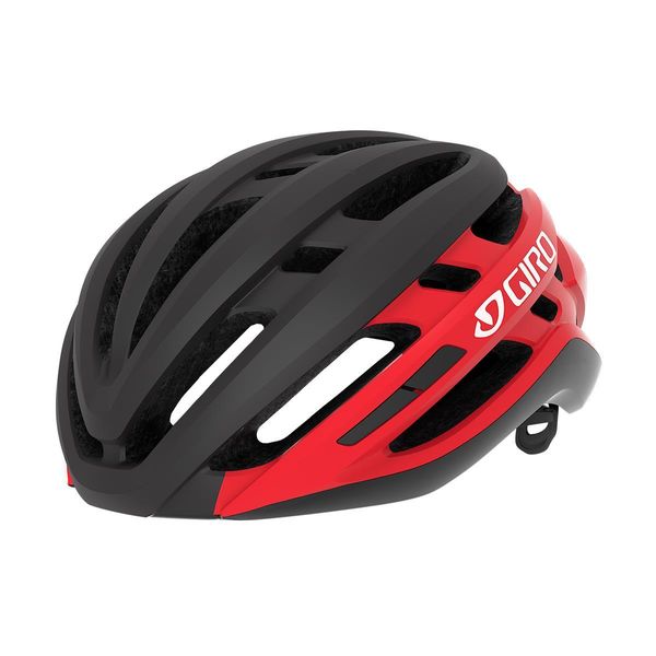 Giro Agilis Road Helmet Matte Black/Bright Red click to zoom image