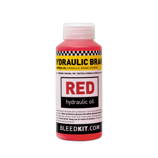 Bleedkit Fluid Red Mineral Brake Oil 100ml: click to zoom image