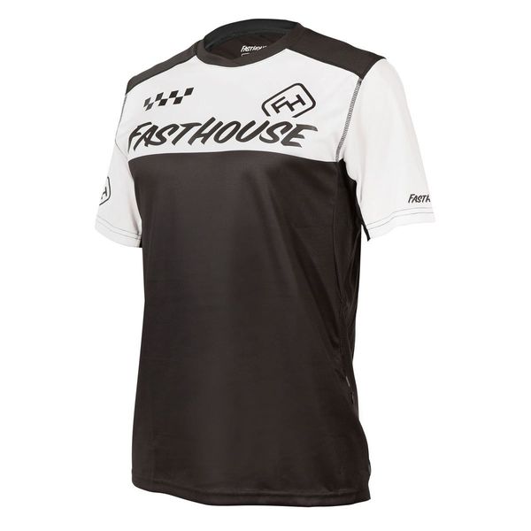 Fasthouse Alloy Block Jersey SS White/Black click to zoom image
