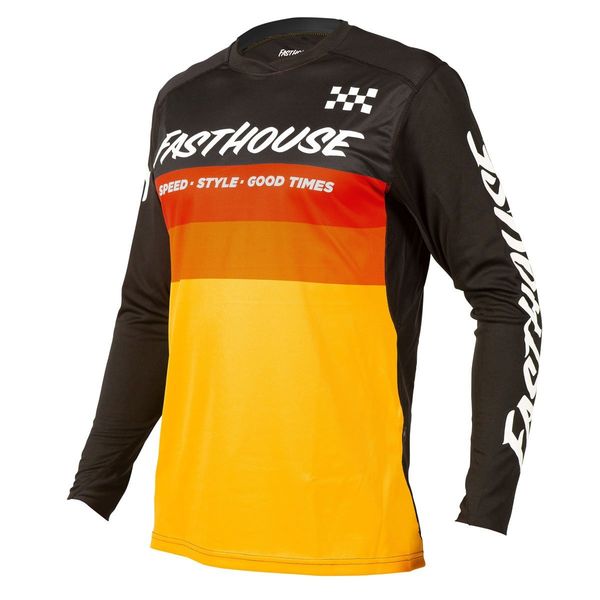 Fasthouse Alloy Kilo Jersey Ls Black/Yellow click to zoom image