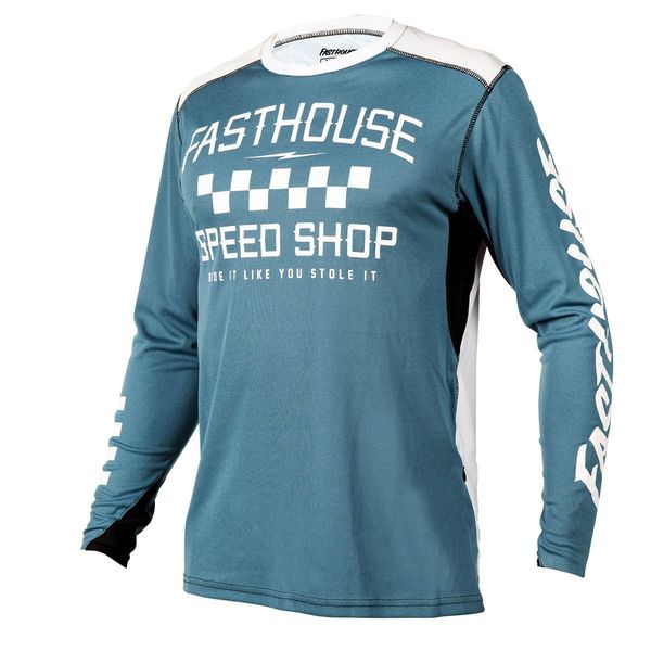 Fasthouse Alloy Roam Jersey Ls Heather Slate click to zoom image