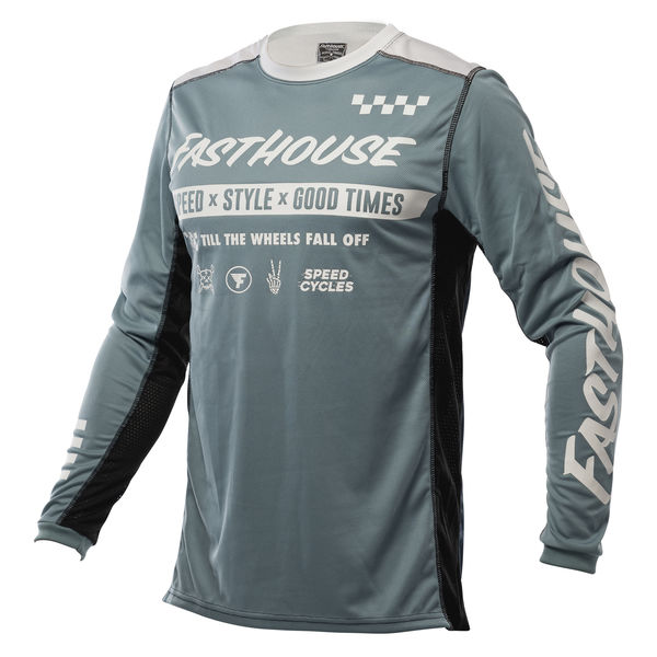 Fasthouse Grindhouse Domingo Long Sleeve Jersey Indigo click to zoom image