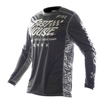 Fasthouse Grindhouse Rufio Long Sleeve Jersey Black