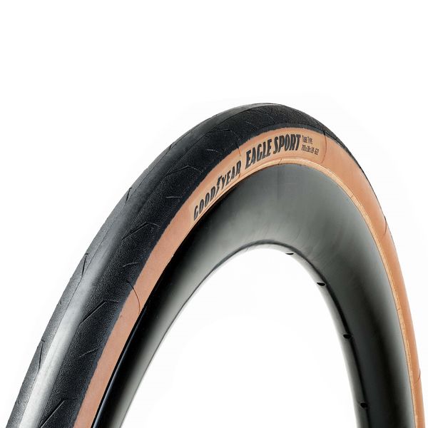 Goodyear Eagle Sport Tube Type 700x25 / 25-622 Folding Tan click to zoom image