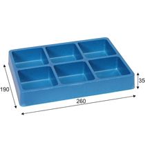 Cyclus Tools Tool Tray with 6 Small Compartments