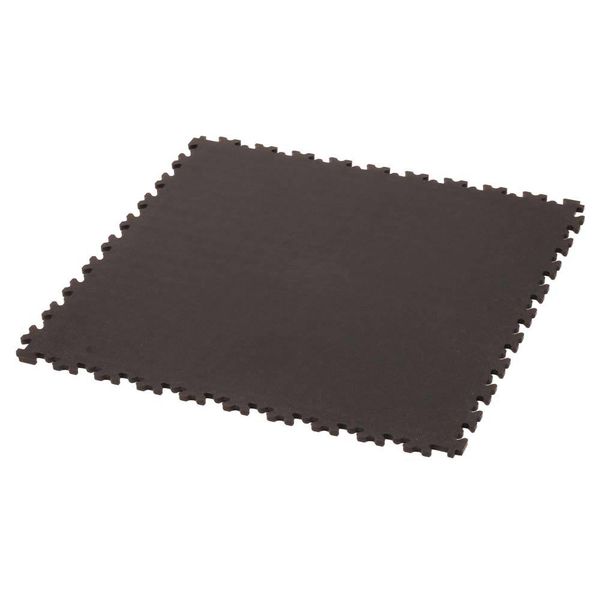 Cyclus Tools PVC Floor Tile Black 50x50x0.7cm 1pc click to zoom image