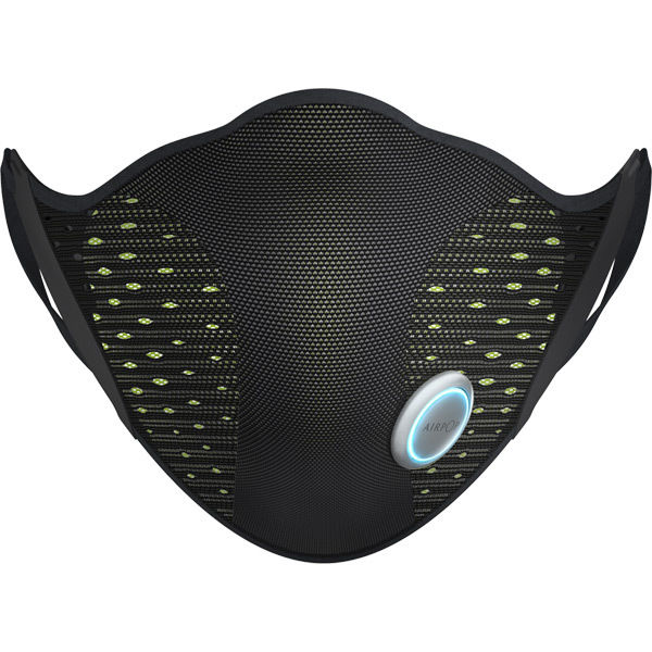 AirPop Active+ Smart Mask Black/yellow click to zoom image