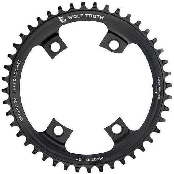 Wolf Tooth 110 BCD Asymmetric 4-Bolt for Shimano Cranks Black / 36t click to zoom image