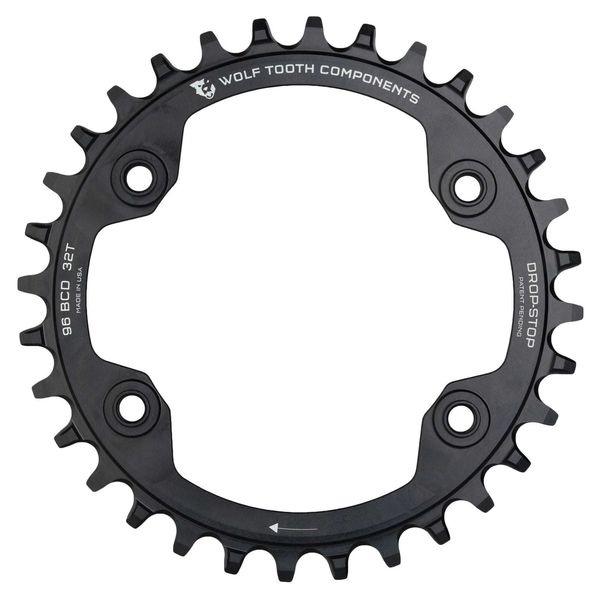 Wolf Tooth 96 BCD M9000/M9020 Chainring Black / 32t click to zoom image