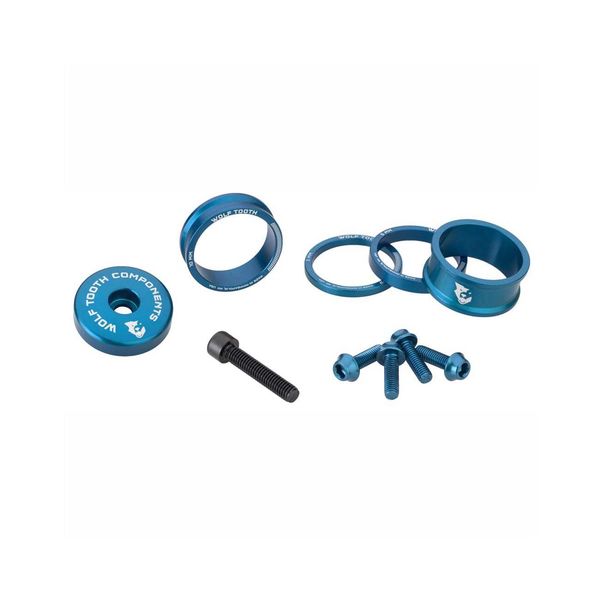 Wolf Tooth Anodised Bling Kit Blue / Uni click to zoom image