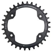Wolf Tooth 96 BCD Chainring for Shimano Compact Triple Black / 32t 