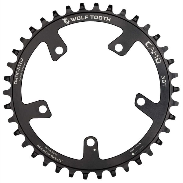 Wolf Tooth CAMO Aluminium Chainring Black / 38t click to zoom image