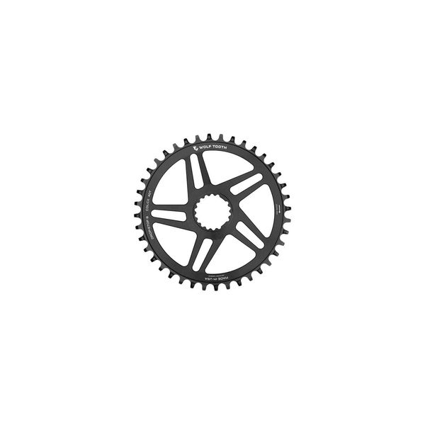 Wolf Tooth Direct Mount Chainring for Cannondale Hollowgram CX and Road Offset Black / 40t click to zoom image