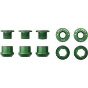 Wolf Tooth Chainring Bolts - Set of 5 M8 x.75 x 5 Green  click to zoom image