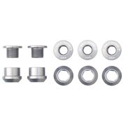 Wolf Tooth Chainring Bolts - Set of 5 M8 x.75 x 5 Silver  click to zoom image