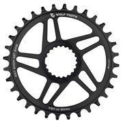 Wolf Tooth Direct Mount Chainring for Shimano Cranks - HG+ Black / 30T Boost 
