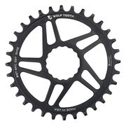 Wolf Tooth Direct Mount Chainring for Race Face Cinch - HG+ Black / 34t Boost Shimano 12 spd 