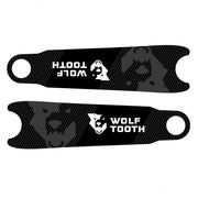 Wolf Tooth Crankskins Crank Arm Protectors  Logo Black  click to zoom image