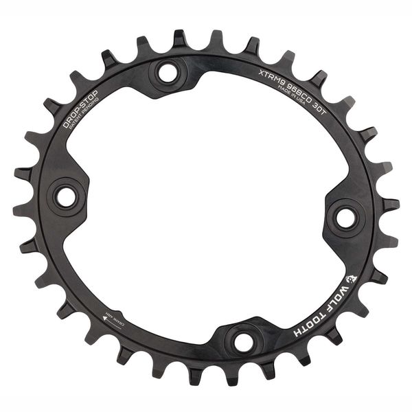 Wolf Tooth Elliptical 96 BCD Chainring for XTR M9000/M9020 Black / 32t click to zoom image