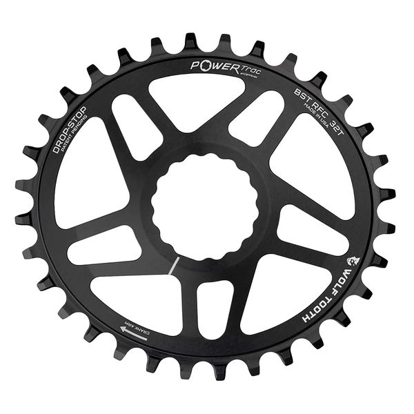 Wolf Tooth Elliptical Direct Mount Chainring for Race Face Cinch Black / 32t Boost click to zoom image