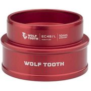 Wolf Tooth Lower Headset Cup Extender - External Cup / 10mm 10mm Red  click to zoom image