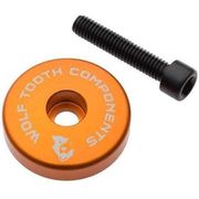 Wolf Tooth Ultralight Stem Cap with Integrated Spacer - 5mm 5mm Orange  click to zoom image