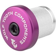 Wolf Tooth Compression Plug with Integrated Spacer Stem Cap / 5mm 5mm Purple  click to zoom image