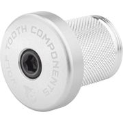 Wolf Tooth Compression Plug with Integrated Spacer Stem Cap / 5mm 5mm Silver  click to zoom image