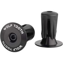 Wolf Tooth Alloy Bar End Plugs Black / One Size