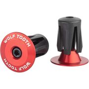 Wolf Tooth Alloy Bar End Plugs Red / One Size 