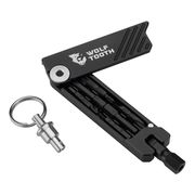 Wolf Tooth 6-Bit Hex Wrench Multi Tool with Keyring Silver / One Size 