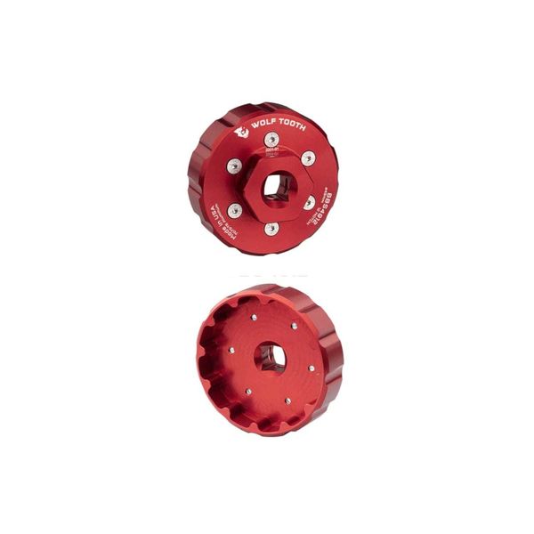 Wolf Tooth Bottom Bracket Tool Red / 49mm - 12 Notch click to zoom image