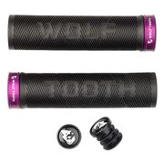 Wolf Tooth Echo Lock-On Grips Black/Purple / One Size 